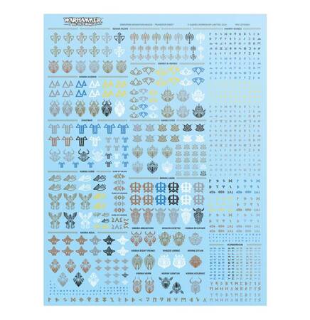 Warhammer: The Old World Dwarfen Mountain Holds Transfer Sheet