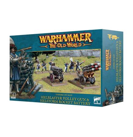 Warhammer: The Old World Empire of Man Helblaster Volley Gun / Helstorm Rocket Battery