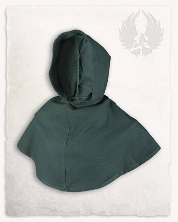 Wolfram Hood Canvas Green - kaptur średniowieczny