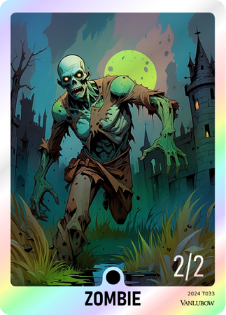 Zombie Token (Black 2/2)