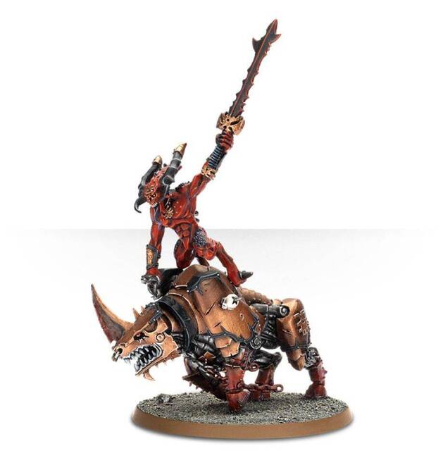 Age of Sigmar: Herald of Khorne on Juggernaut Blades of Khorne Skullmaster