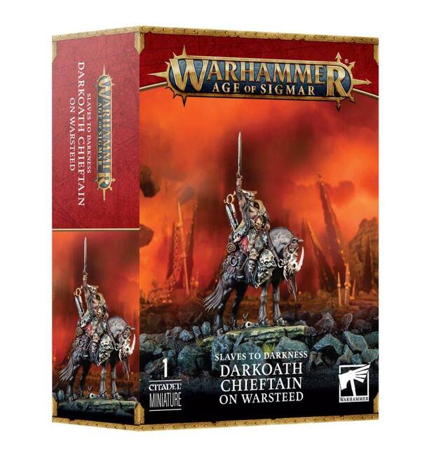 Age of Sigmar: Slaves to Darkness Darkoath Chieftain on Warsteed