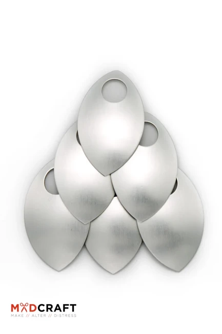 Aluminium Scales - Silver - aluminiowe łuski