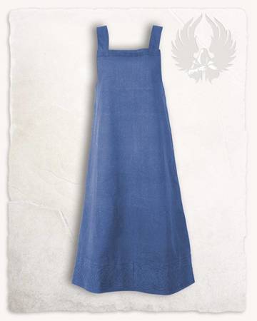 Alva Apron Dress Blue - suknia fartuchowa