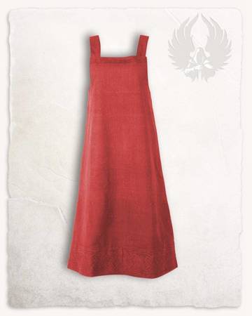 Alva Apron Dress Red - suknia fartuchowa