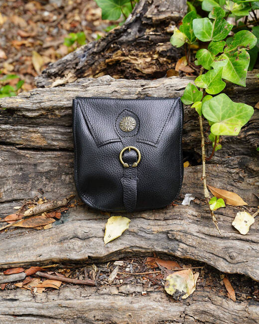 Anillo belt bag  - Black - skórzana kaletka