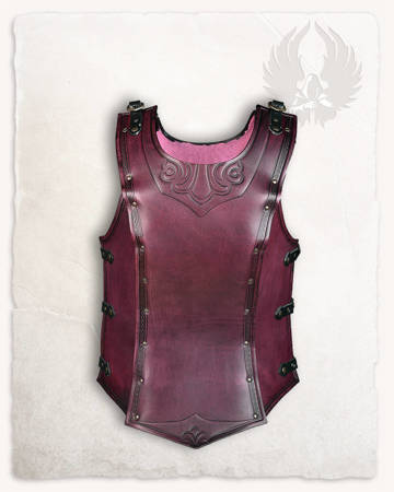 Artemis Leather Armour - Red