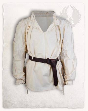 Bastian Shirt Cotton Cream - koszula średniowieczna