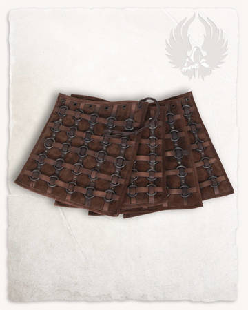 Berengar Ring Armour Tassets - Brown