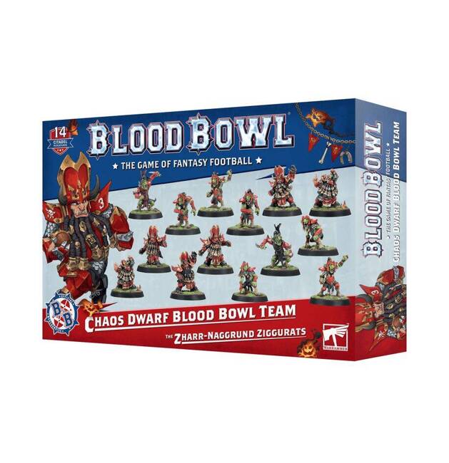 Blood Bowl: Chaos Dwarf Team The Zharr-Naggrund Ziggurats