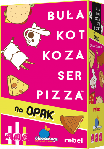 Buła, Kot, Koza, Ser, Pizza - Na opak