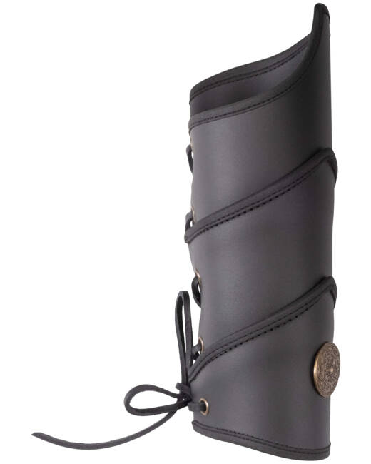 Centinala bracers - Black - skórzane karwasze 