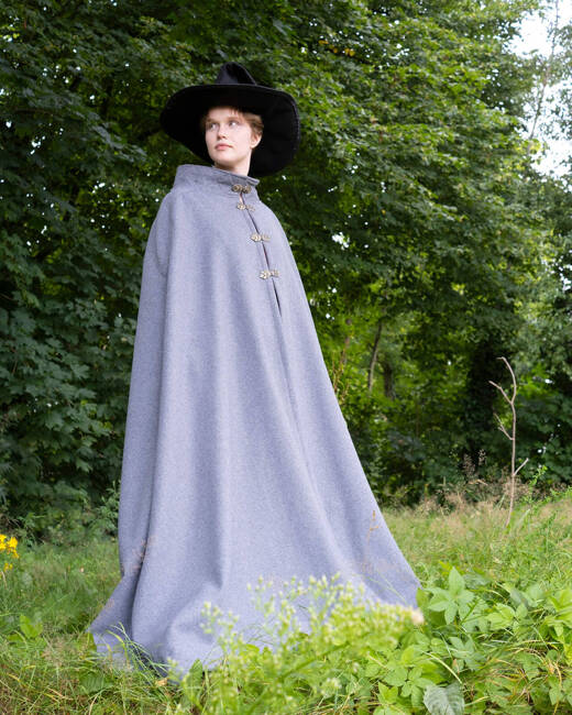 Ceres Cloak Wool - Grey - płaszcz wełniany