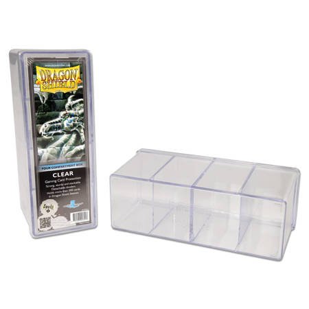DS Four Compartment Box - Clear