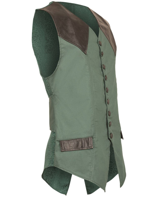 Darovin Vest - Green - twillowa kamizelka