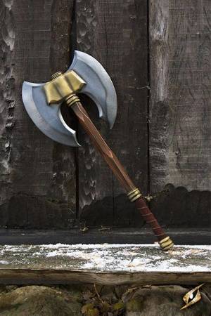 Doubleheaded Battle Axe - 85 cm