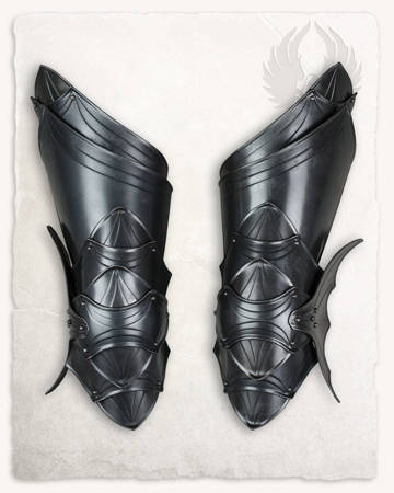 Dragomir Leg Armour - Browned