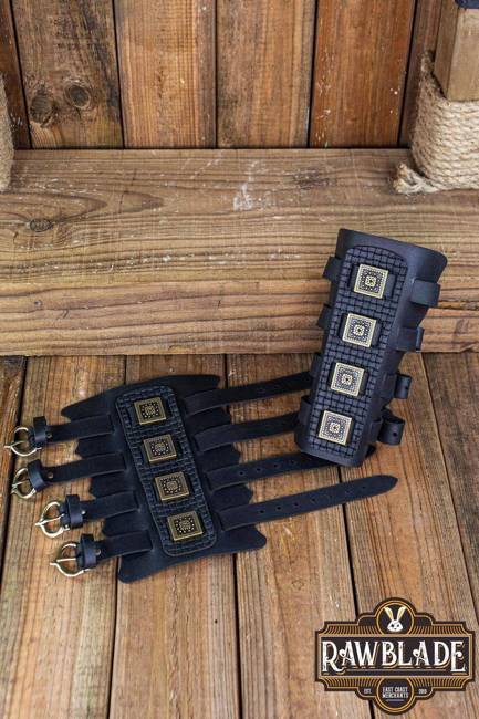 Edekan The Hirdman Bracers - Black