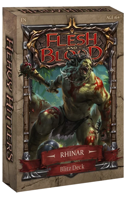 Flesh and Blood - Heavy Hitters Blitz Deck - Rhinar