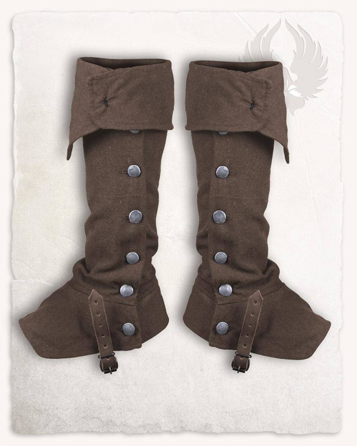 Gabriel Boot Gaiters Cotton Brown - bawełniane ochraniacze na buty