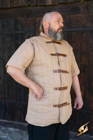 Gambeson Warrior Short Sleeves - Desert Beige