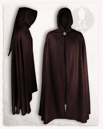 Gora Cape Wool Brown - wełniany płaszcz, opończa