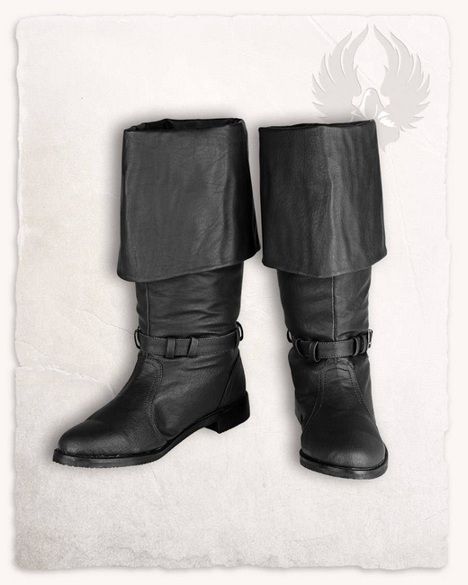 Haddock Jackboot - Black - wojskowe kozaki