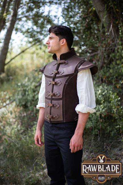 Jittu Jan Armoured Jerkin - Brown