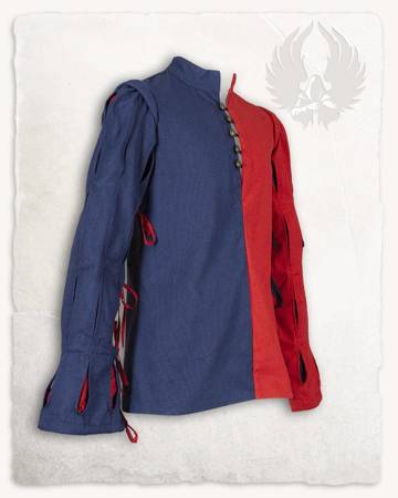 Joerg Lansquenet Doublet Red/Blue - landsknechtowy kaftan