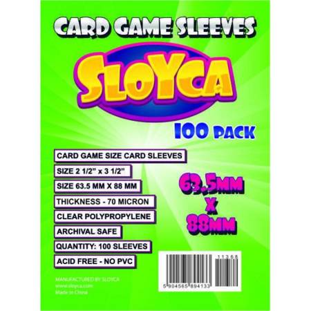 Koszulki na karty SLOYCA Standard CCG 63x88mm (100 szt.)