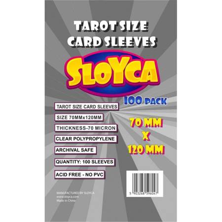 Koszulki na karty SLOYCA Tarot 70x120mm (100 szt.)