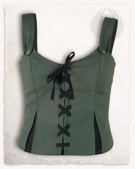 Lea Bodice Green  - kamizelka gorsetowa