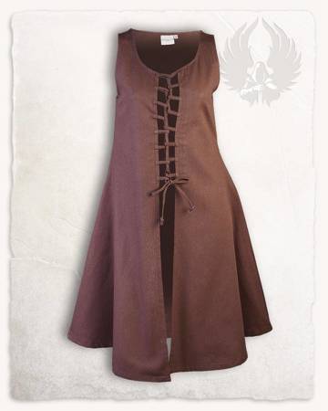 Leandra Dress Brown - suknia wierzchnia