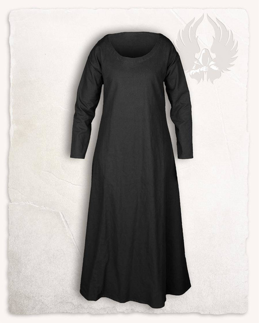 Lenora Ladies Tunic Premium Canvas Black - płócienna szata