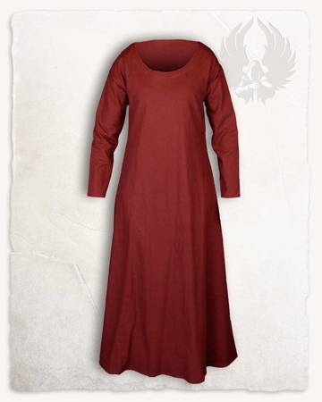 Lenora Ladies Tunic Premium Canvas Bordeaux - płócienna szata