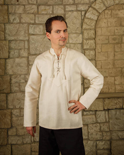 Leomar Shirt Cream - koszula średniowieczna