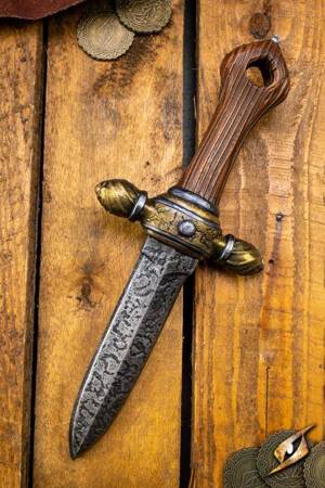 Noble's Throwing Knife - Wood - 22 cm