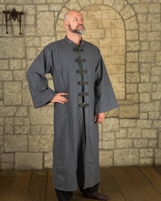 Oberon Robe wool - Grey - szata maga