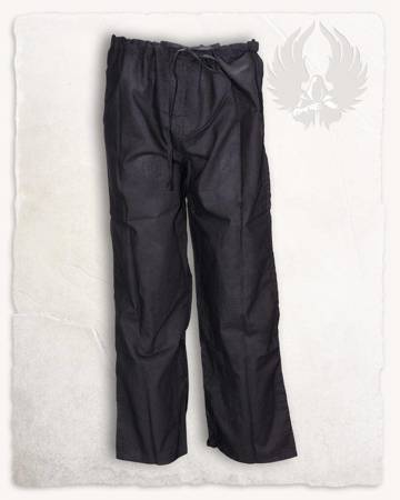 Philipp Pants Cotton Black - bawełniane spodnie