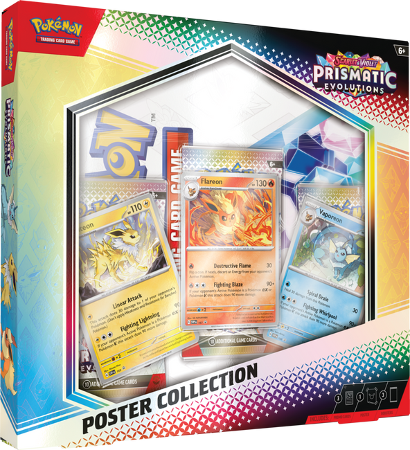 Pokémon TCG: Scarlet & Violet - Prismatic Evolutions - Poster Collection 