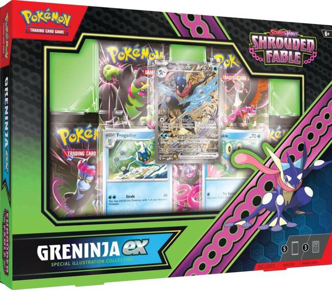 Pokemon TCG: Scarlet & Violet - Shrouded Fable - Greninja ex Special Illustration Collection