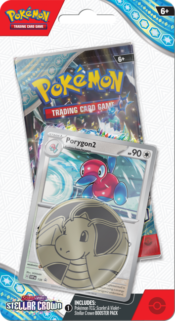 Pokémon TCG: Scarlet & Violet - Stellar Crown - Checklane Blister Porygon2