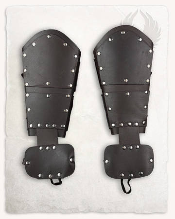 Quintus Bracers Split Leather - Brown