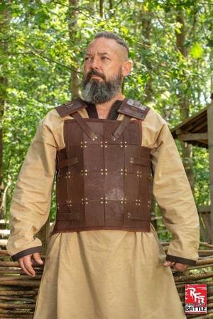 RFB Fighter Leather Armour - Brown