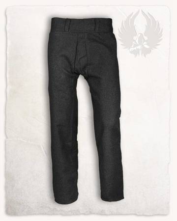 Ranulf Thorsberg Trousers Black - płócienne spodnie