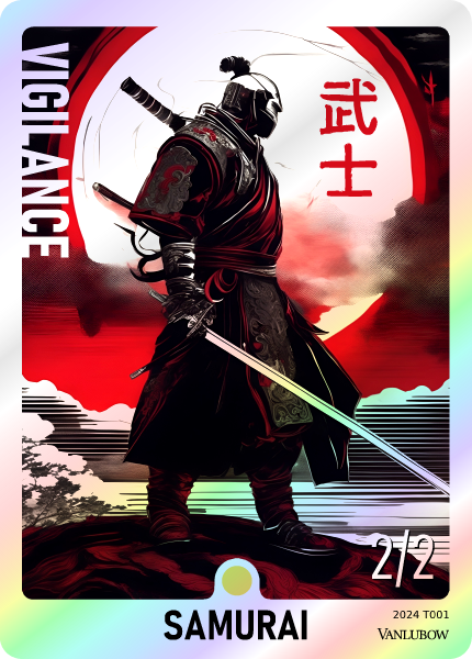 Samurai Token (White 2/2 Vigilance)