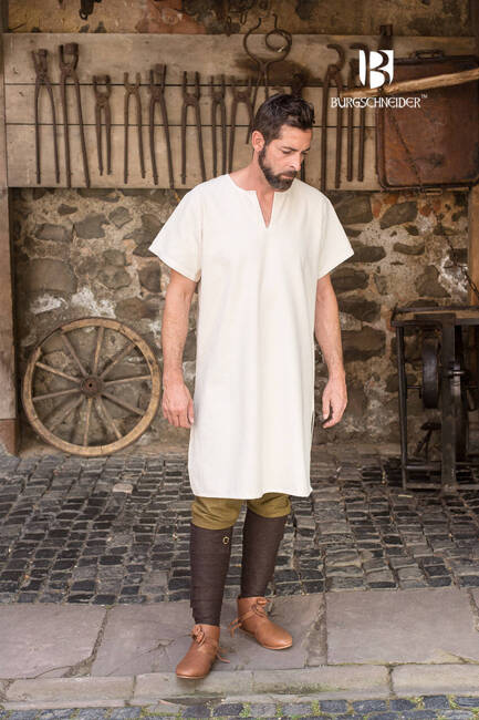 Short-Sleeve Undertunic Snorri - Natural