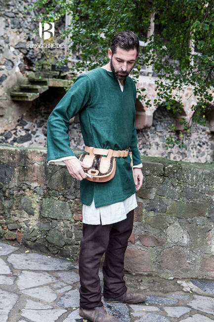 Short tunic Erik - Green