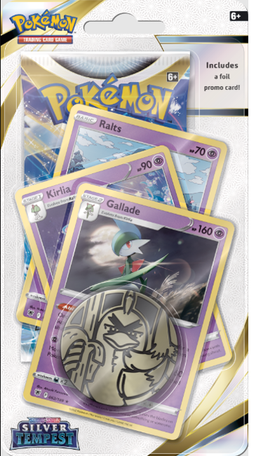 Silver Tempest Premium Checklane Blister Gallade Pokémon TCG