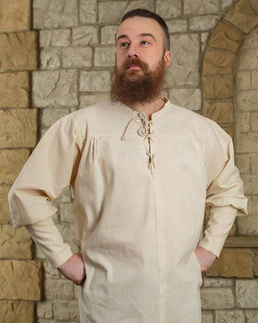 Simon Shirt Cream - koszula średniowieczna